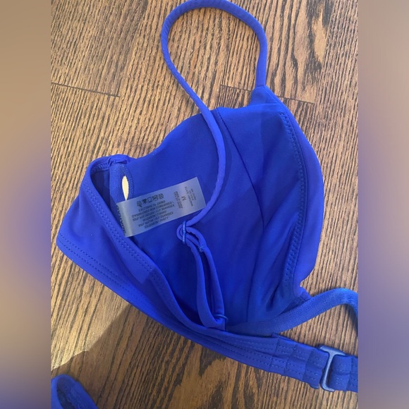 Garage 2-piece Royal blue bathing suit size S/M - Picture 3 of 4